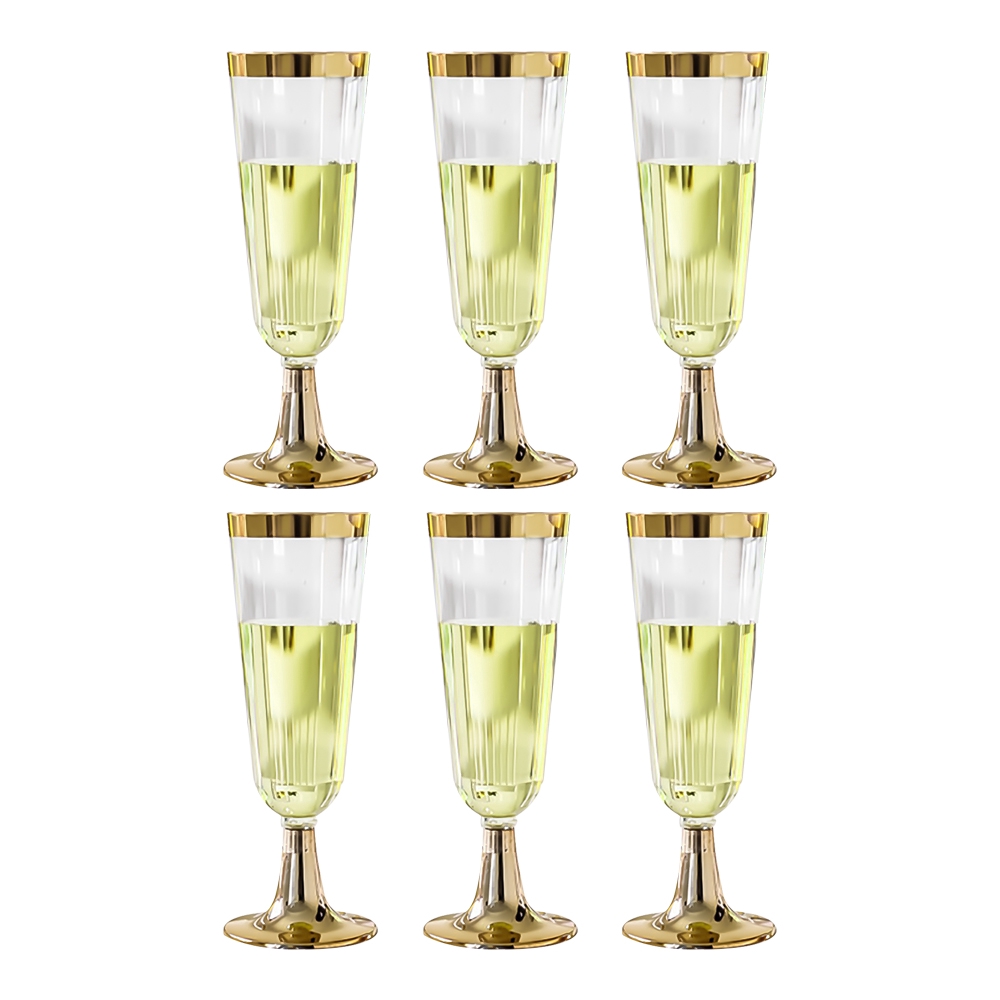 disposable champagne glasses