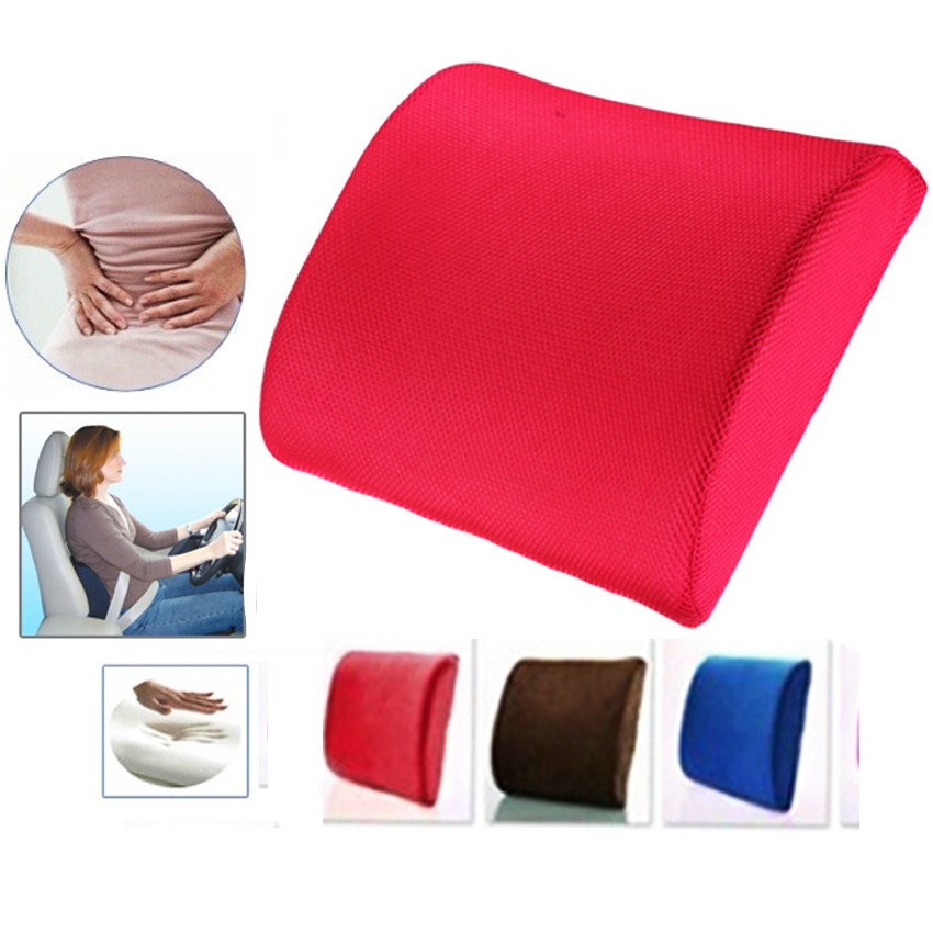 memory foam lumbar support pillow