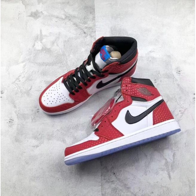 Ready stock Air Jordan 1 Retro High “Origin Story” Spiderman wiht ready  picture | Shopee Philippines