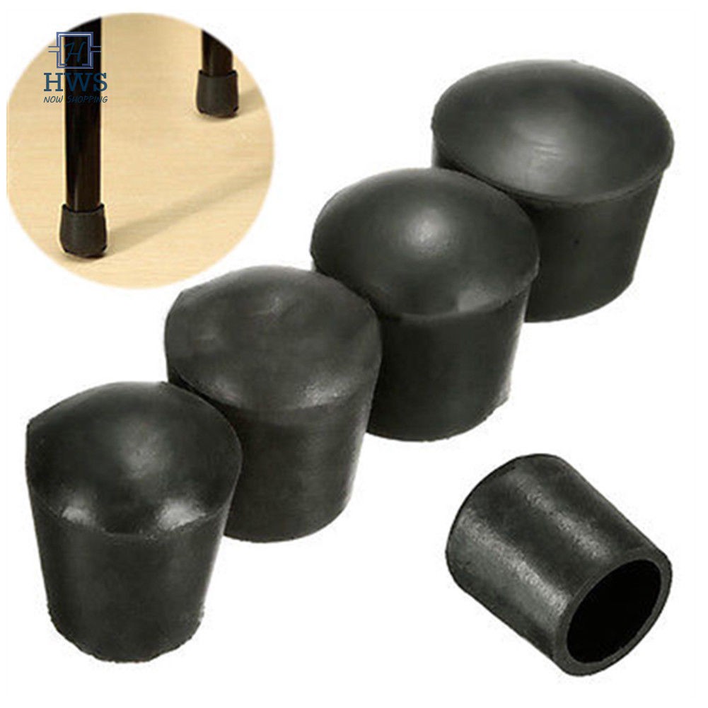 4pcs Set Rubber Protector Caps Anti Scratch Cover For Chair Table