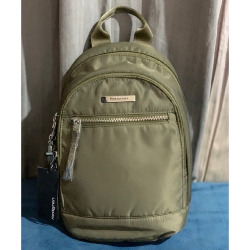 Hedgren Aura Sheen RFID Backpack | Shopee Philippines