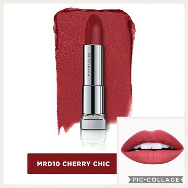 cherry chic maybelline