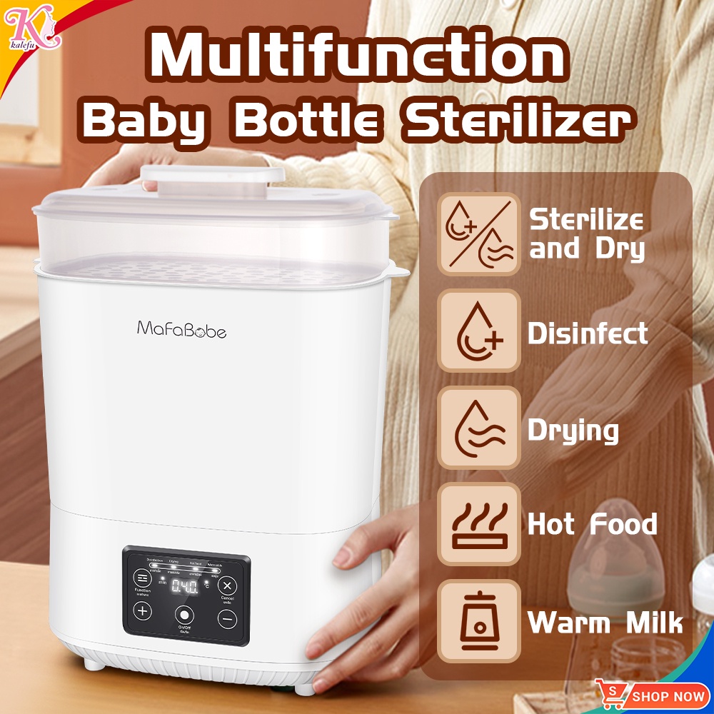 MaFaBabe Baby Bottle Sterilizer And Dryer 5 in 1 Milk Bottle Sterilizer
