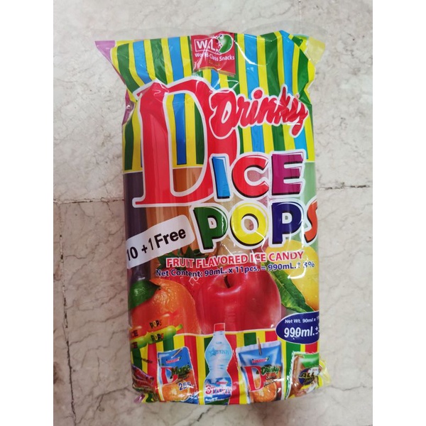 Drinky Ice Pops Flavored Ice Candy I Lootbag Fillers I Paninda I Giveaways I Party Needs 