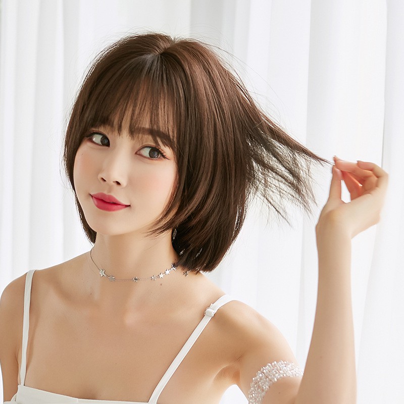 34 Short Hair For Round Face With Bangs Pics