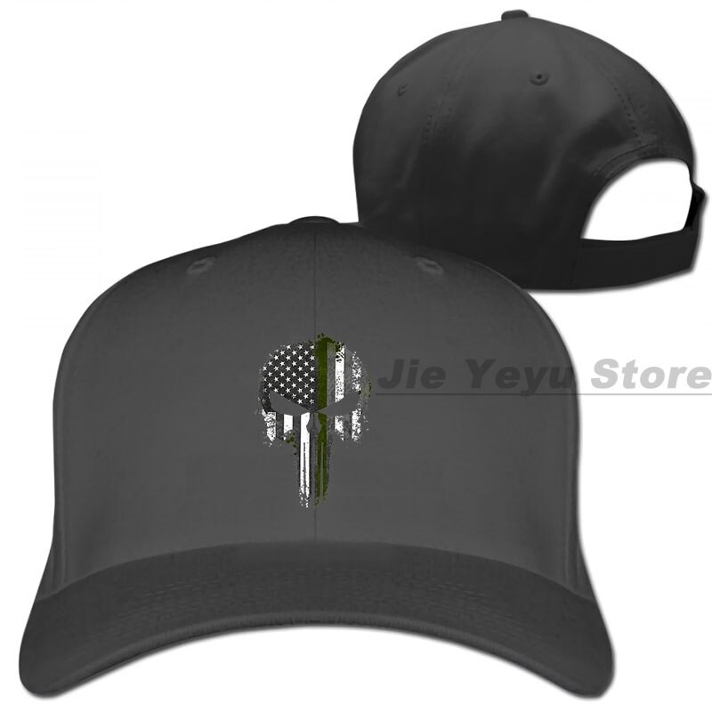 Usa Patriotic Army Military Tactical Thin Green Line Punisher Skull Baseball Cap Men Trucker Hats Fashion Adjustable Cap Shopee Philippines shopee philippines