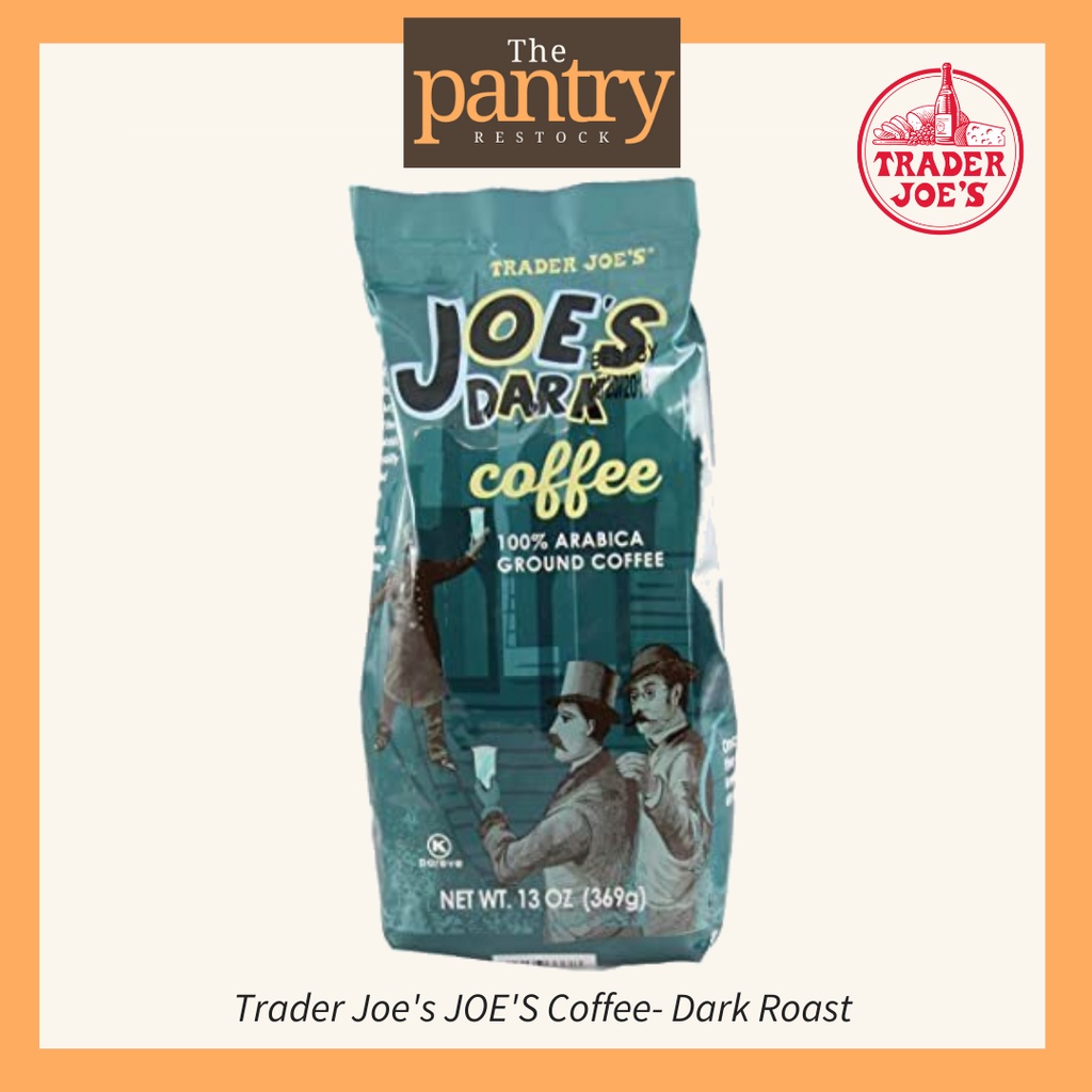 Trader Joe's JOE'S Dark Coffee Dark Roast 100 Arabica Ground Coffee