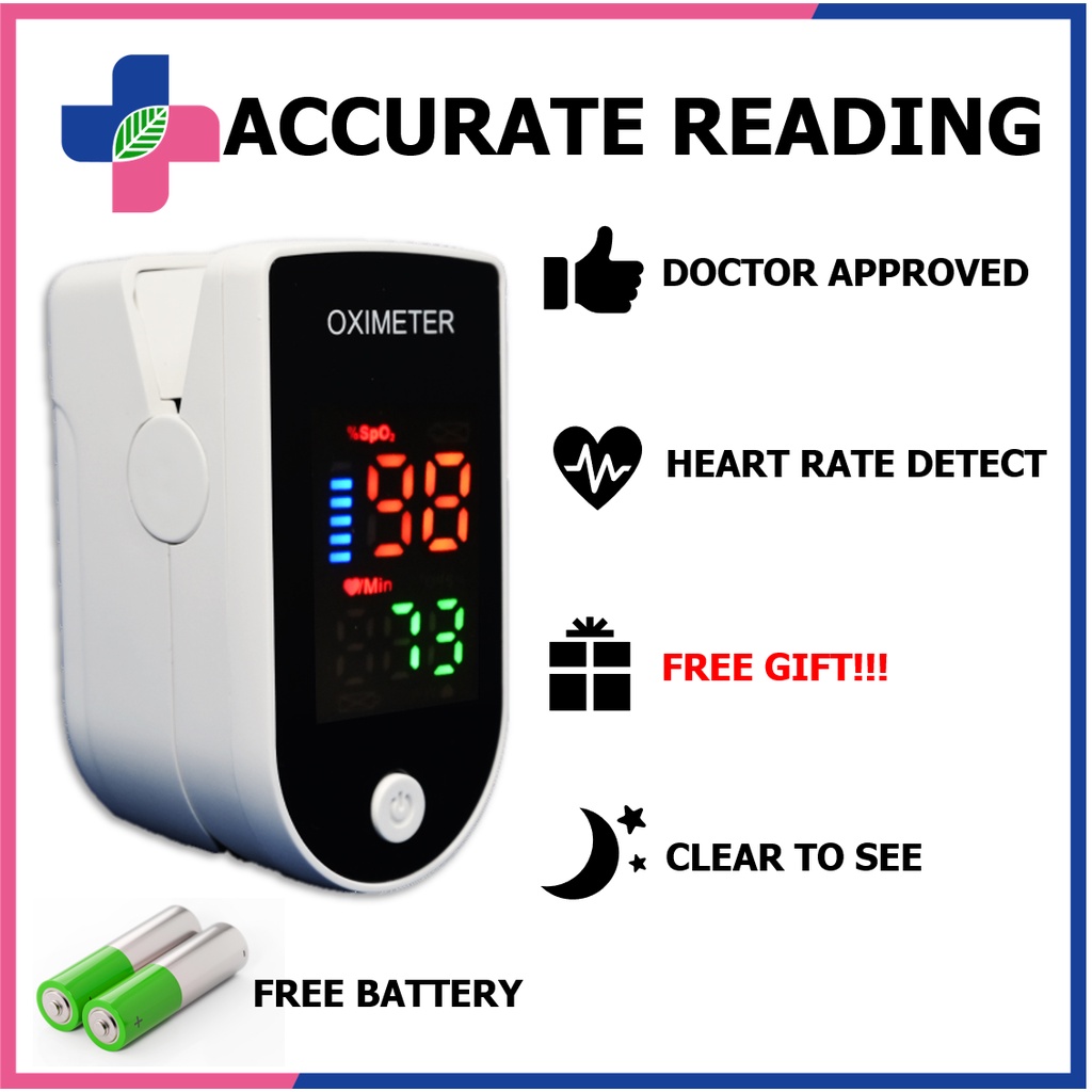 Medical Portable Digital Fingertip Pulse Oximeter LED Blood Oxygen Monitor Preventive Pulse