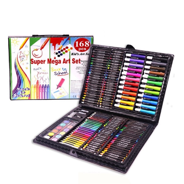 Download 168Pcs Art set Color Pencil /Crayon /Oil Pastel Painting ...