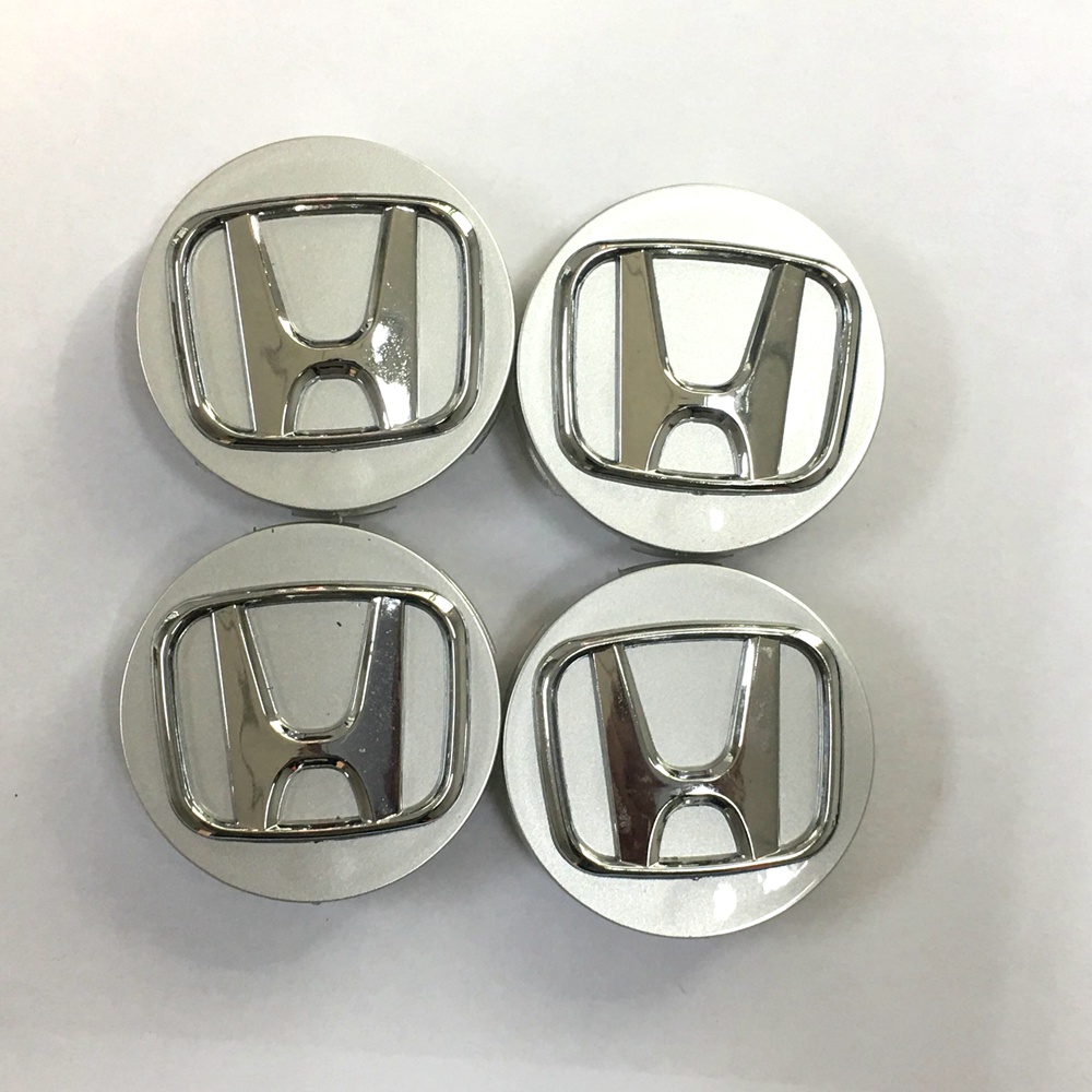 SET OF 4 Wheel Center Hub Caps For Honda 58mm Silver Chrome Civic