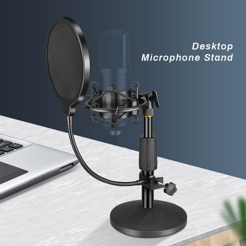 Desktop Microphone Stand For BM 800 Microphone Holder Arm Studio Recording Karaoke Microphone