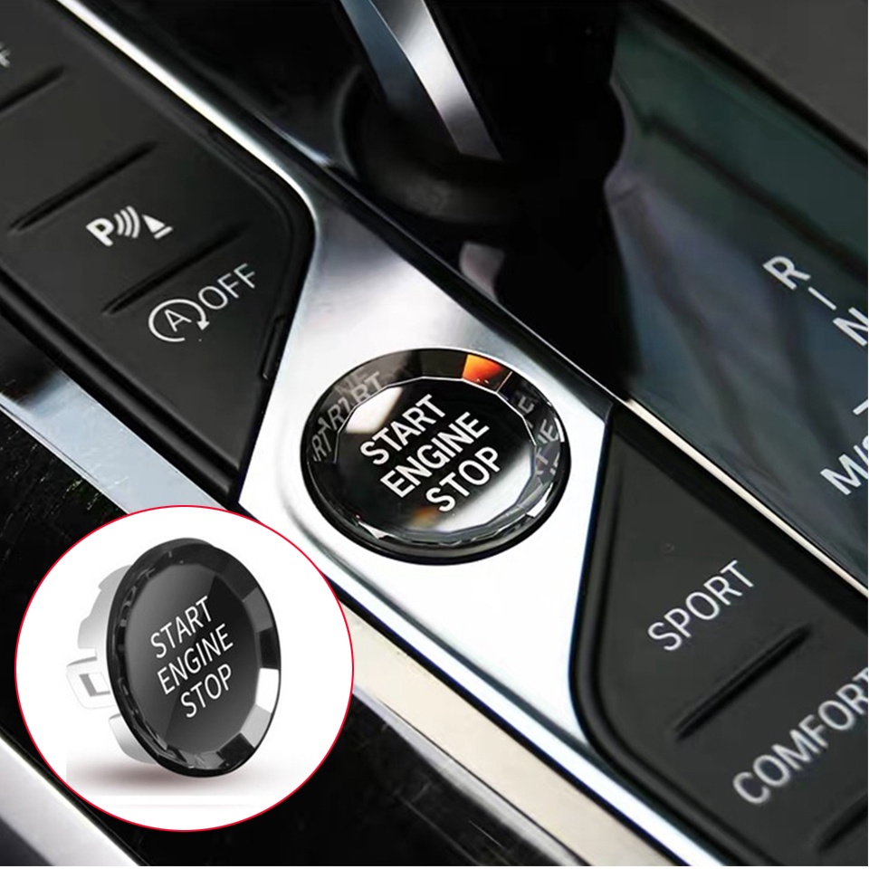 1pcs Crystal Engine Start Stop Switch Button Sticker For New BMW G20