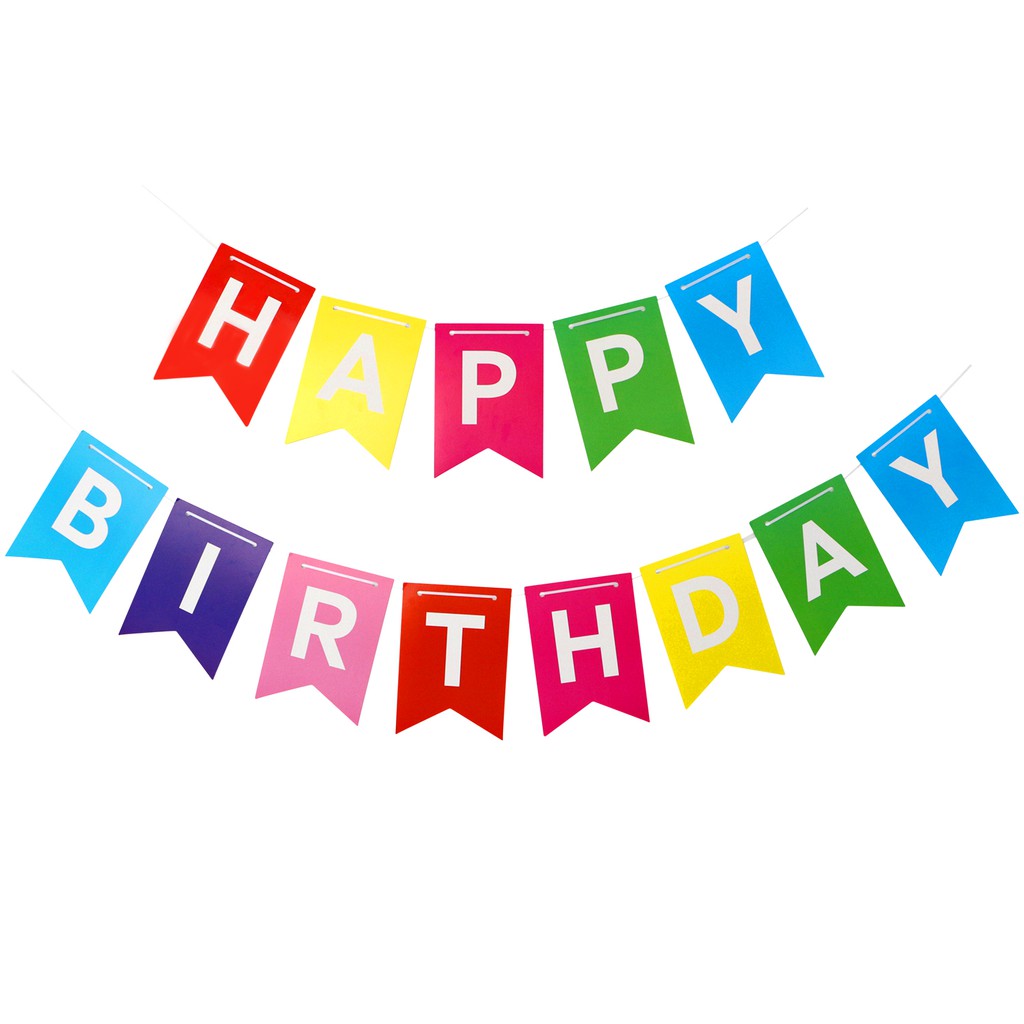 happy birthday banner happy birthday letter bunting hanging decoration