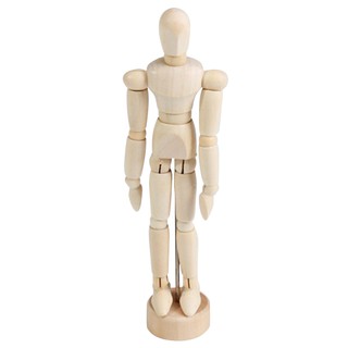 Wooden Artist Drawing Manikin Doll Articulated Mannequin With Base 4 ...