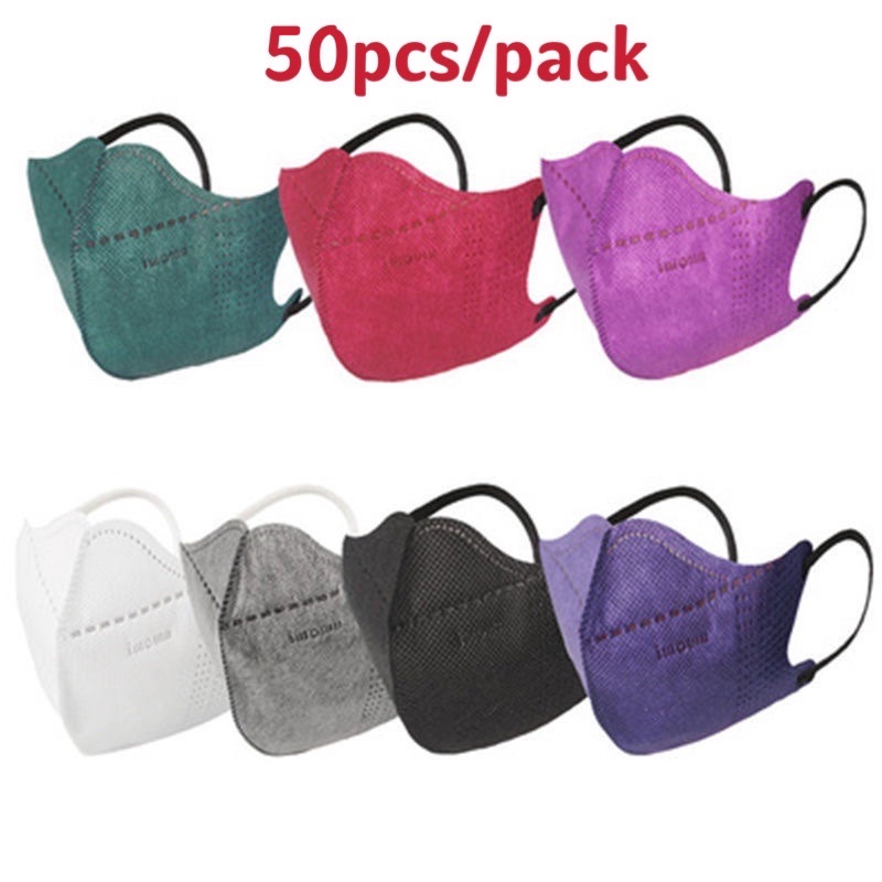 F4 50pcs/pack Korea 3D facelifting 3ply mask Shopee Philippines