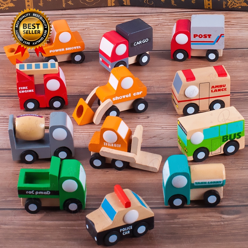 wooden mini car
