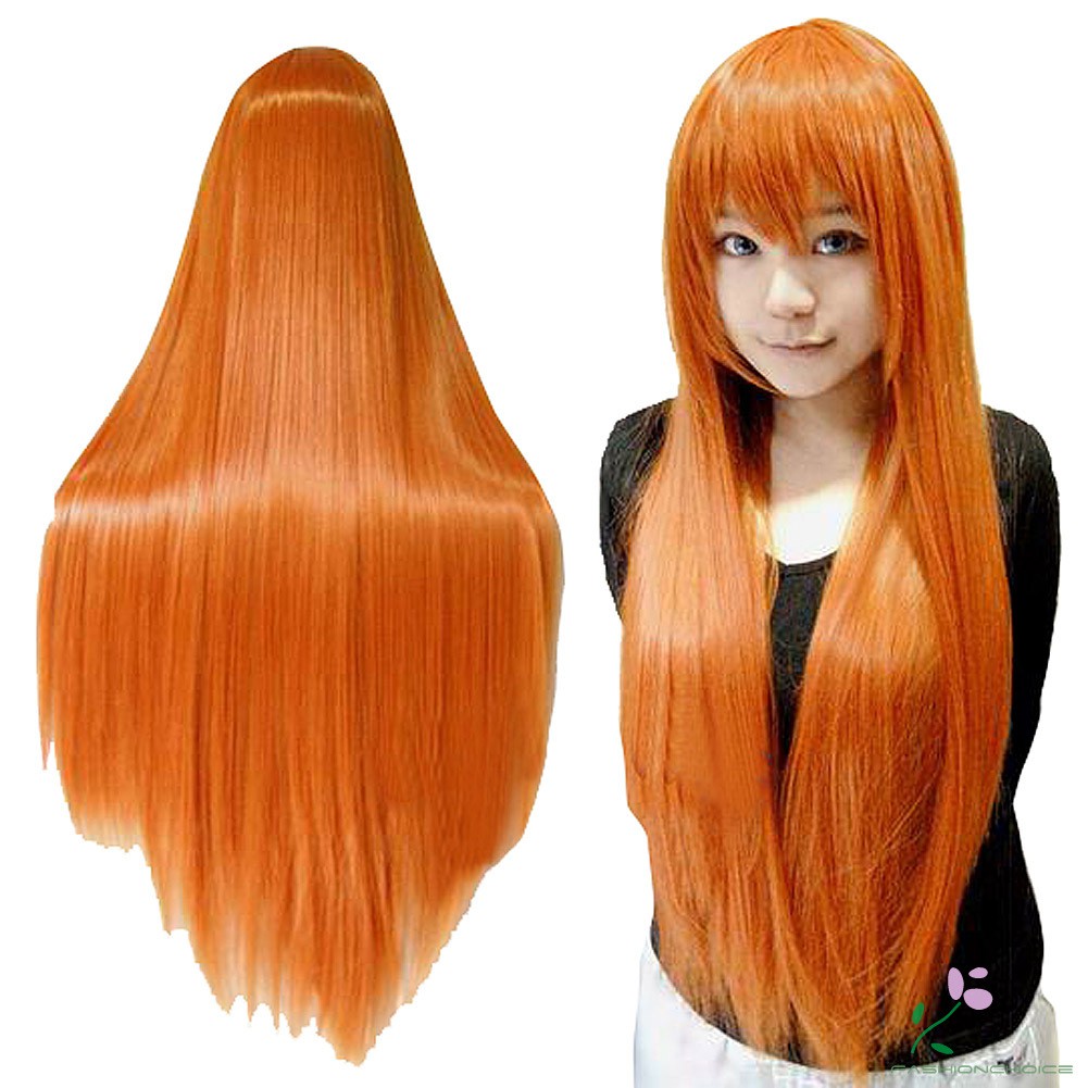 orange wig