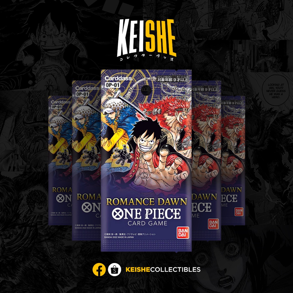 One Piece Card Game Romance Dawn Booster Pack OP01 (Japanese) (Anime) Shopee Philippines