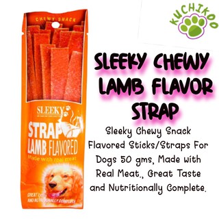 Sleeky Chewy Snack Strap Lamb Flavoured COD