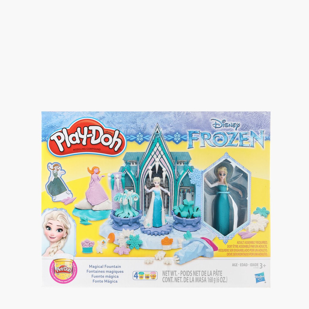 play doh frozen magical fountain
