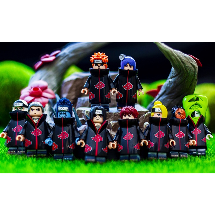 Toy Set Of 10 Young Characters LEGO AKATSUKI Of NARUTO Story | Shopee ...