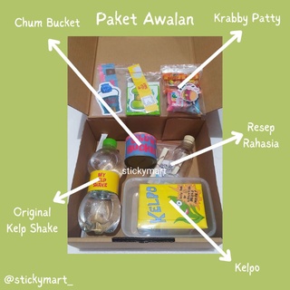 Spongebob Package (Original Food + Freebies) / Kelp Shake Spongebob ...