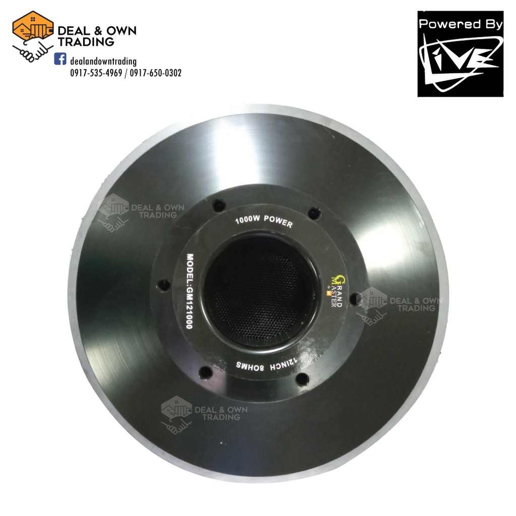 21 Live Grandmaster Gm 12 1000 12 Inch 1000w 100mm V Coil Double Magnet Shopee Philippines