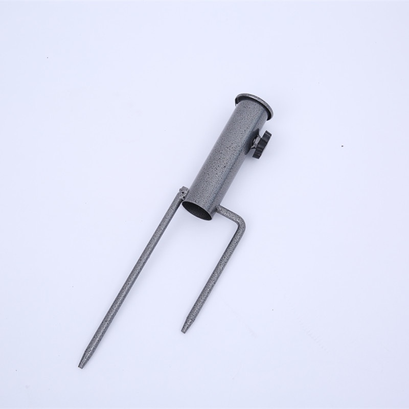Umbrella Ground Spike Parasol Stand Holder Metal Outdoor Stand Beach Insert Plug Garden
