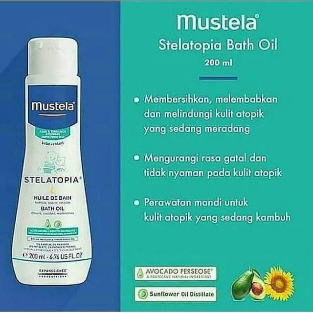 mustela bath oil
