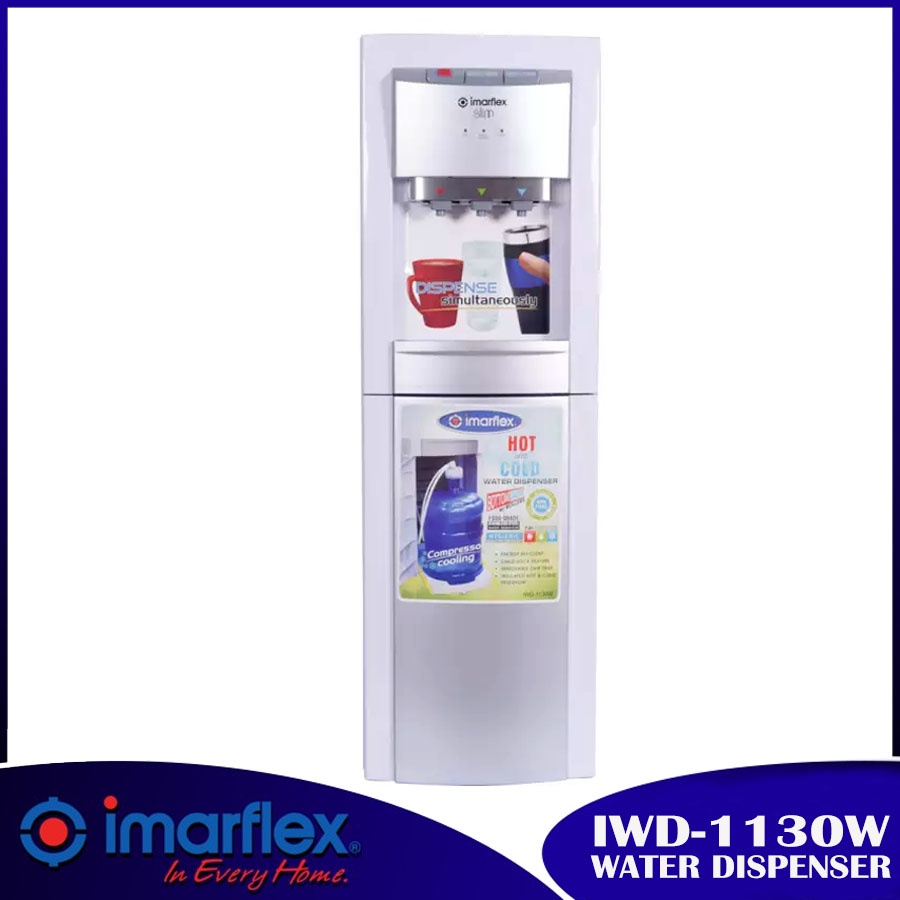 Imarflex IWD1130W Hot and Cold Bottom Load Water Dispenser Shopee