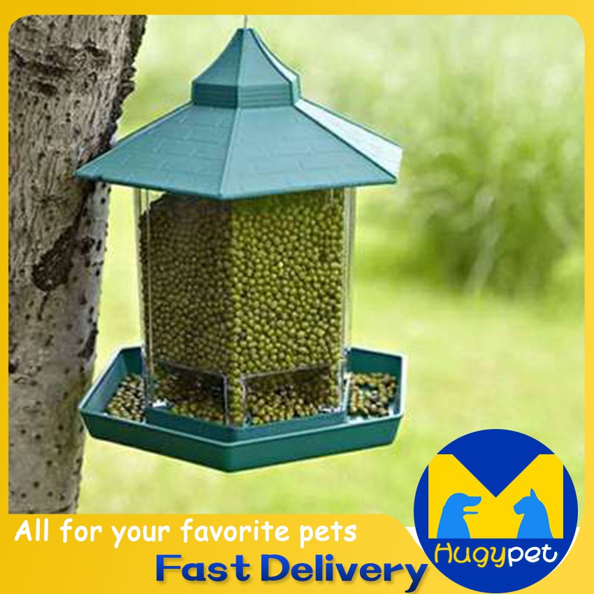 Waterproof Wild Bird Hanging Feeder Outdoor Bird Feeders Food