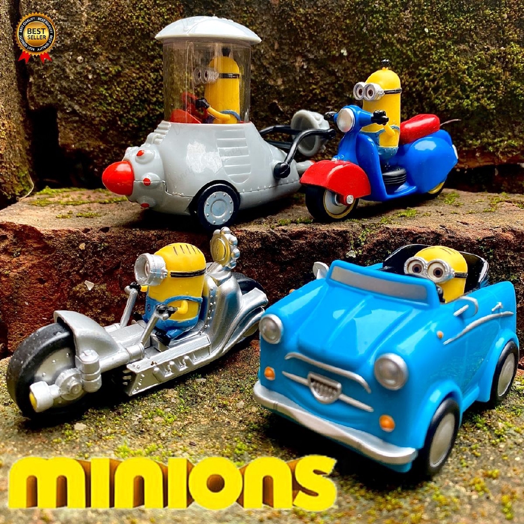 Despicable Me Minions Alloy Motorcycle Action Figure Model Toys Car Toy With Box For Boys Gift Shopee Philippines