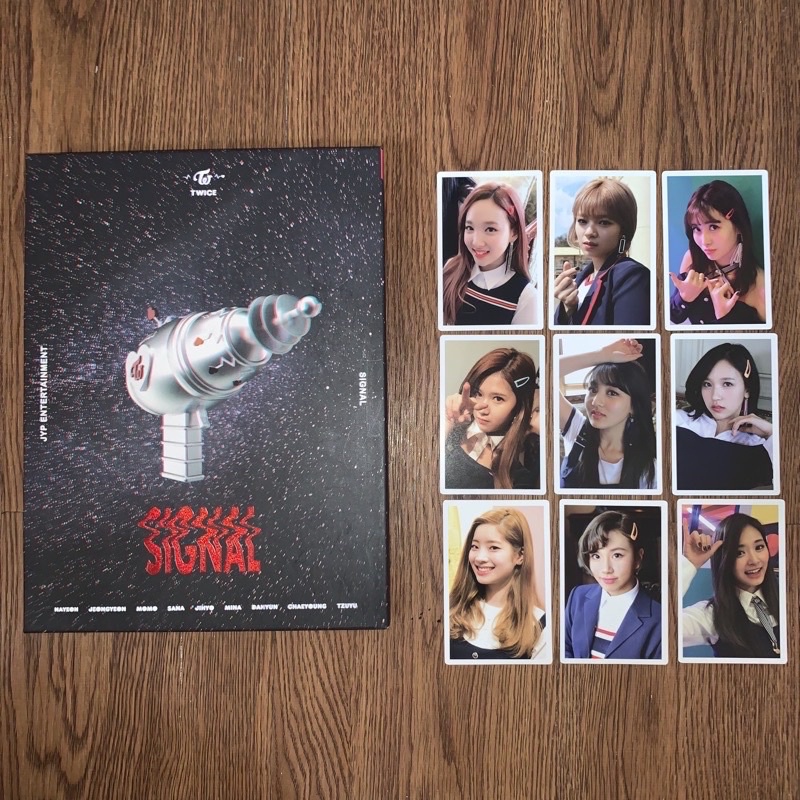 TWICE SIGNAL MONOGRAPH Photobook and Photocards | Shopee Philippines
