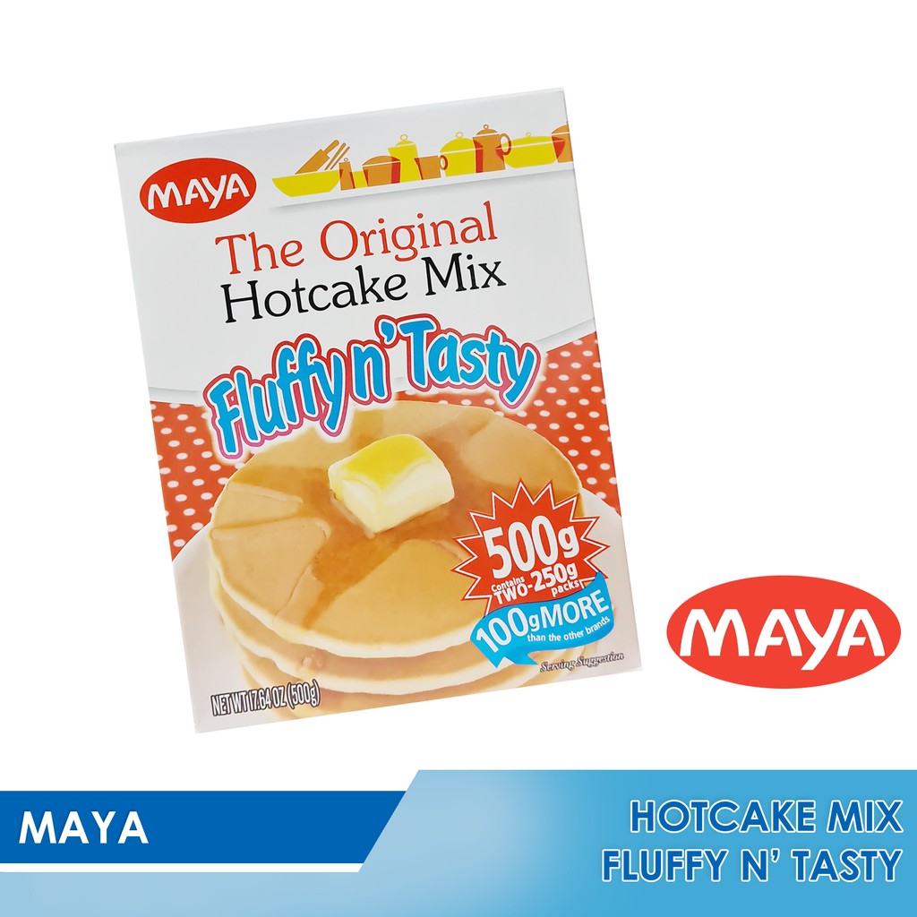 Maya The Original Hotcake Mix Fluffy n' Tasty 500g | Shopee Philippines