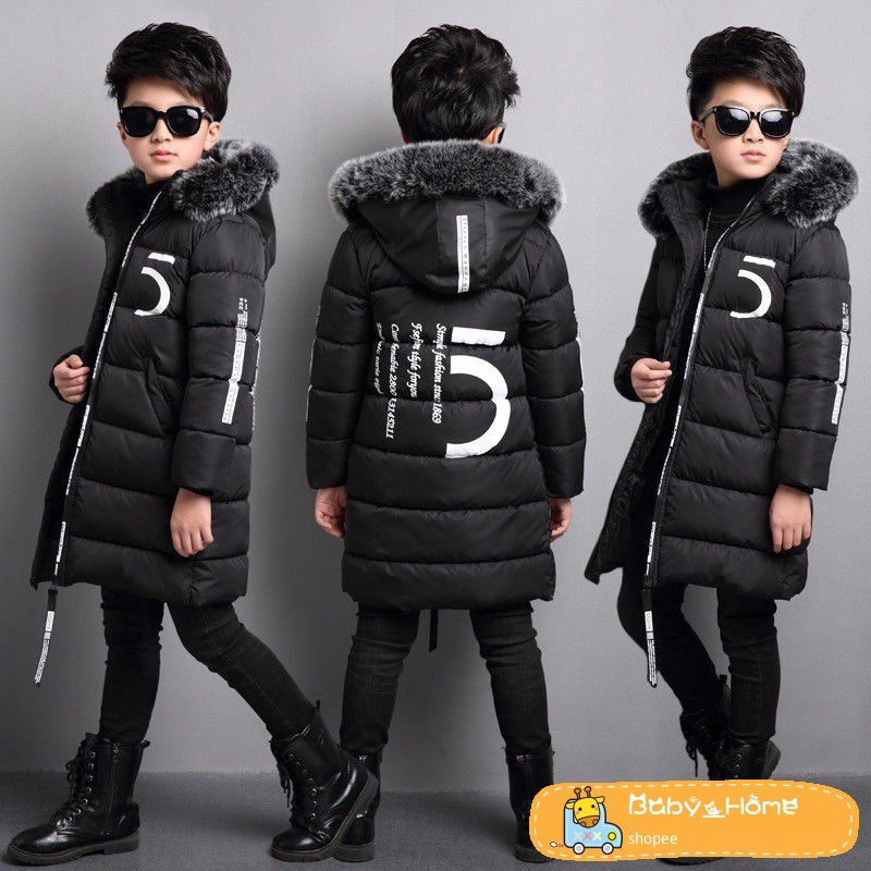 boys fur hood coat