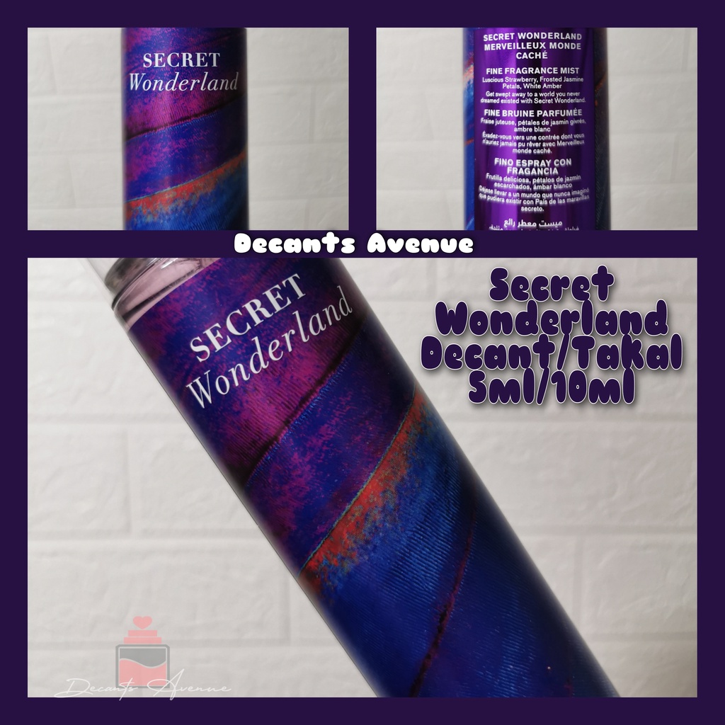 Secret Wonderland Bath And Body Works 1mL 3mL 5mL 10mL Shopee