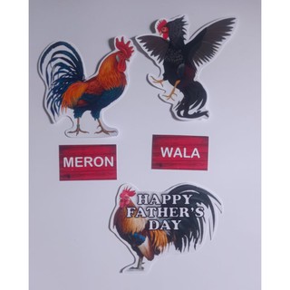 Sabong Rooster Cake Toppers Shopee Philippines