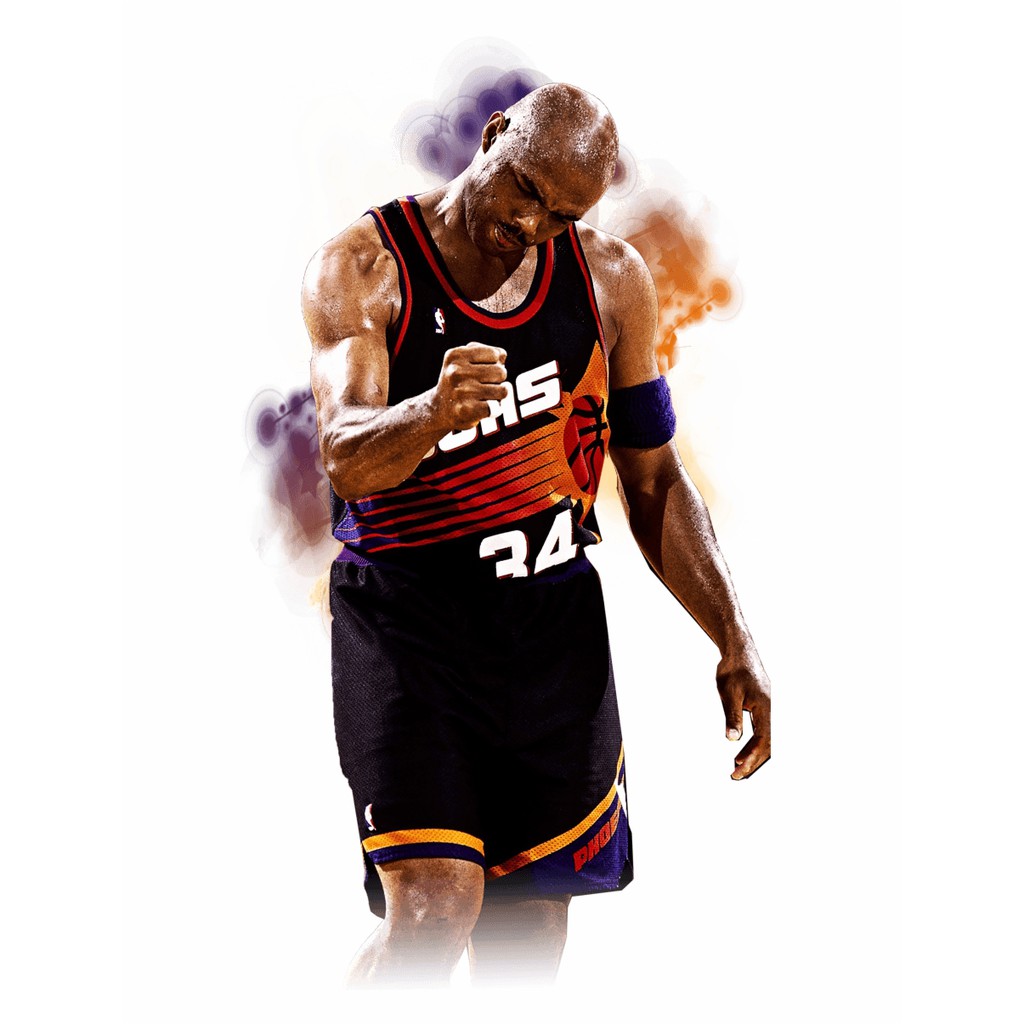 Mens Classic Basketball Jersey Phoenix Suns #34 Charles Barkley Jersey,Fans Sleeveless Light/Breathable Power Forward Sports T-Shirts,C,M,170~175cm/65~75kg,A,S,165~170cm/50~65kg 