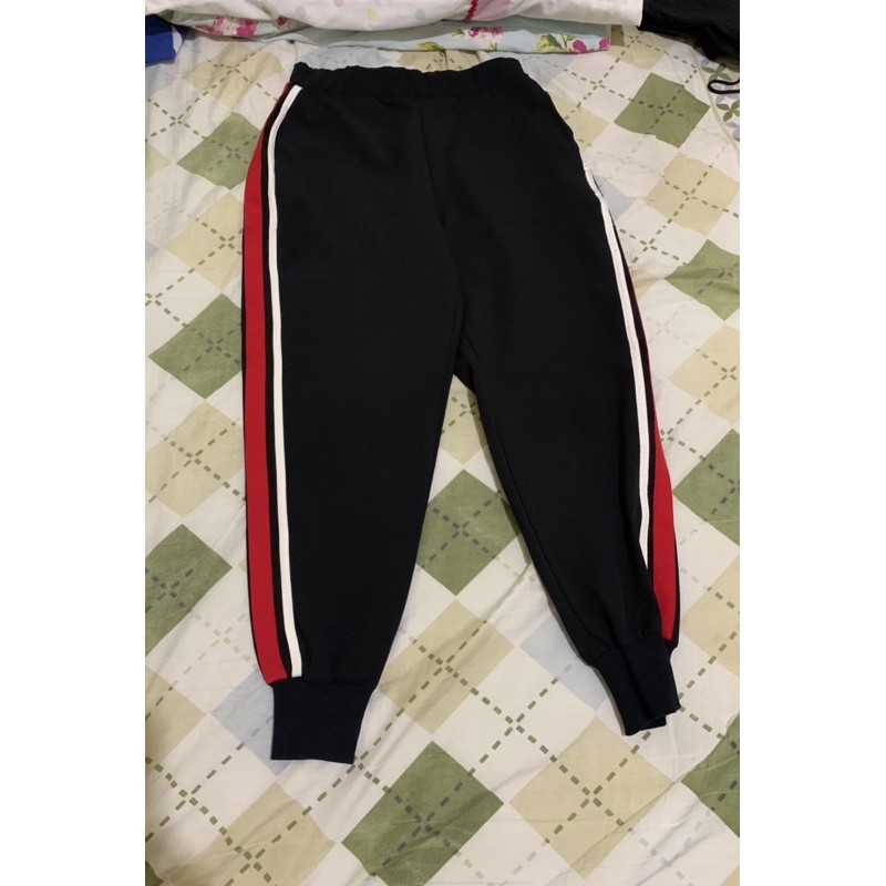 Zara Track Pants (Red and White Stripes) Shopee Philippines
