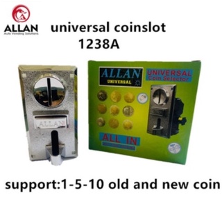 ALLAN Universal Coin Slot in Silver Panel New COINSLOT(1238) #2