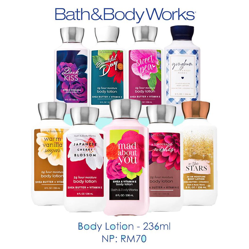 Bath & Body Works Body Lotion Shopee Philippines