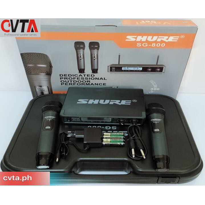 shure microphone and speaker