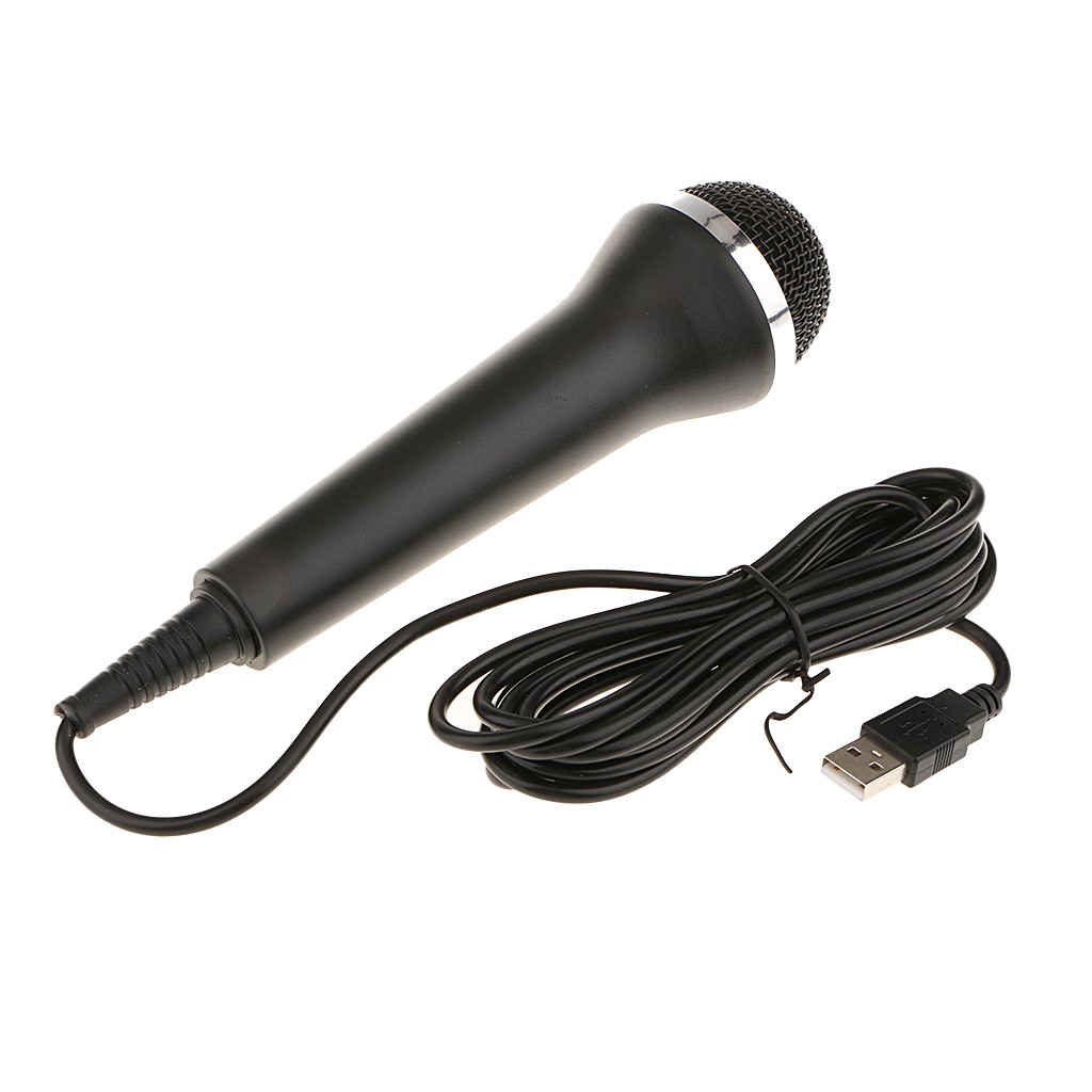 Usb Wired Microphone For Nintendo Wii U Ps3 Ps4 Xbox One 360 Game Controller Shopee Philippines