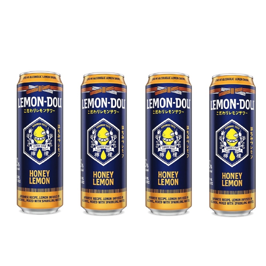 LemonDou Honey Lemon 330 ML ChuHi Pack of 4 Cans Shopee Philippines
