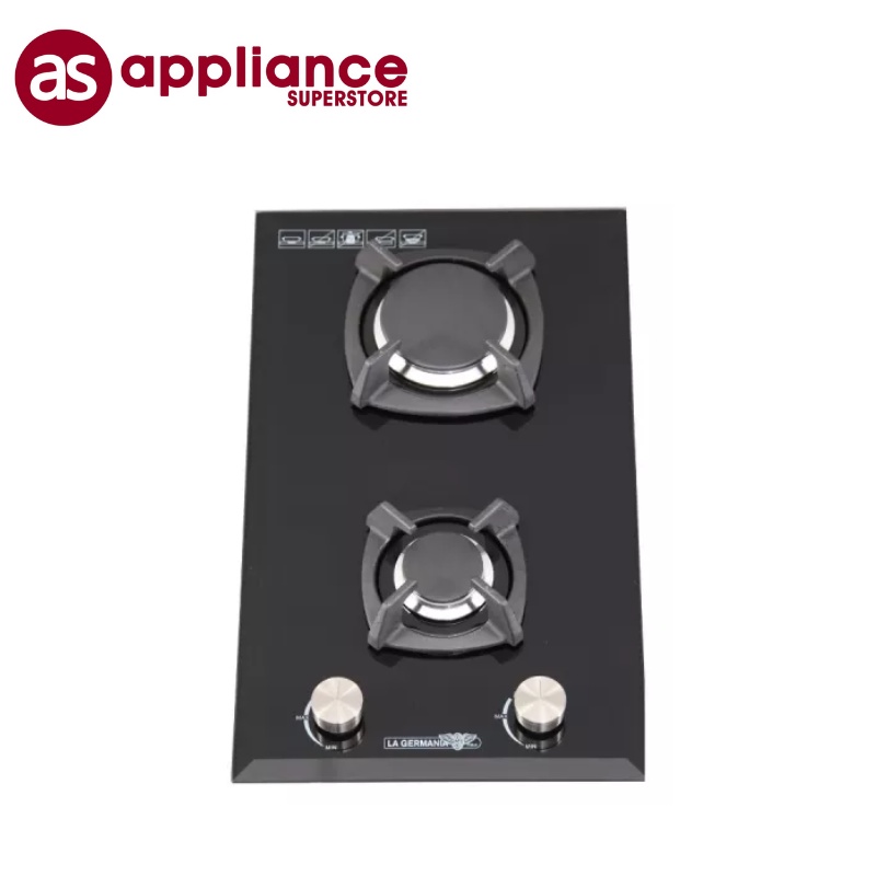 La Germania 30cm Gas Cooktop/Built in Hob GH420X (Tempered Glass Stop