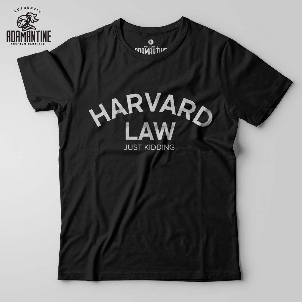 Harvard Law Just Kidding Shirt - Adamantine - ST