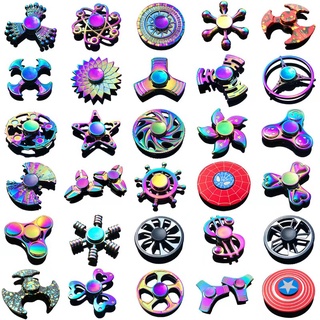 New Colorful Fidget Spinner Zinc Alloy Decompression Toy Hand Spinner Finger Spinner Factory Wholesale Metal spinning top toy spinning top effectively relieves stress