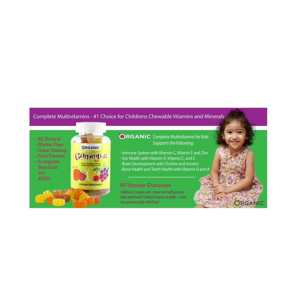 All Natural Multivitamins For Kids 1 Choice 90 Chewables