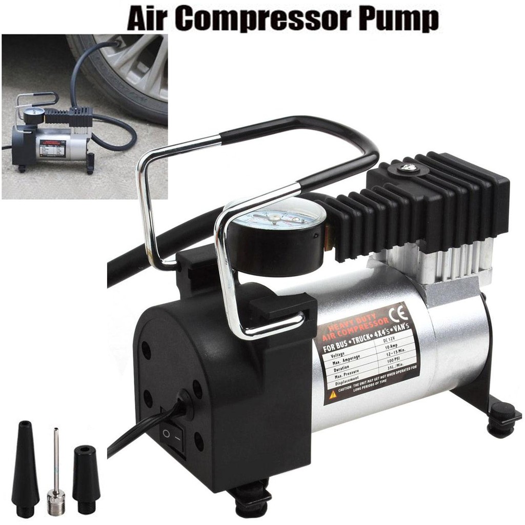 Heavy Duty Air Compressor Dc 12V | Shopee Philippines