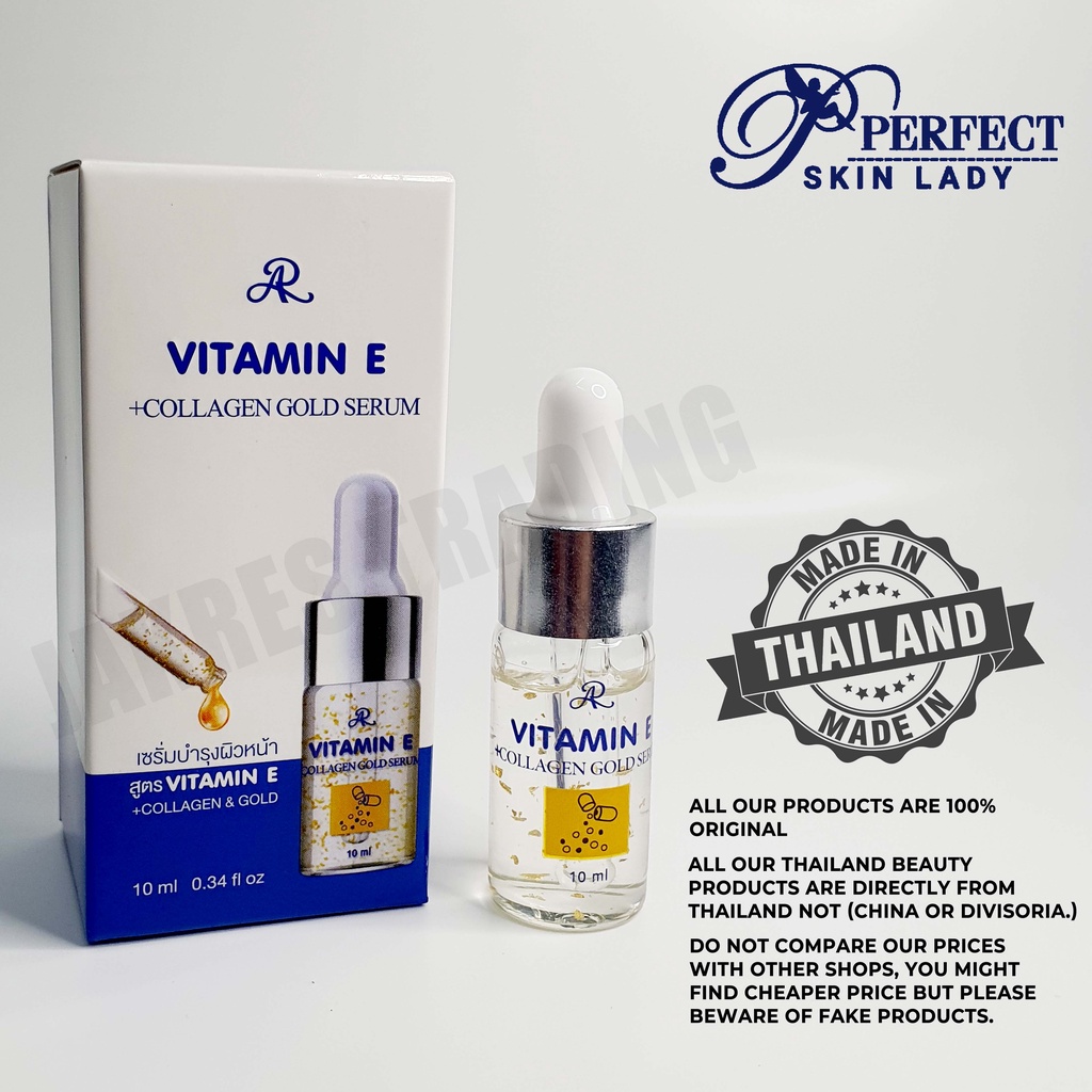Vitamin E Collagen Gold Serum 10ml Made In Thailand Shopee Philippines